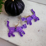 Zombie Cat Earrings