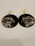 Painted Black Earrings