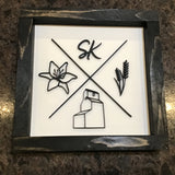 Sask Theme 3D Sign