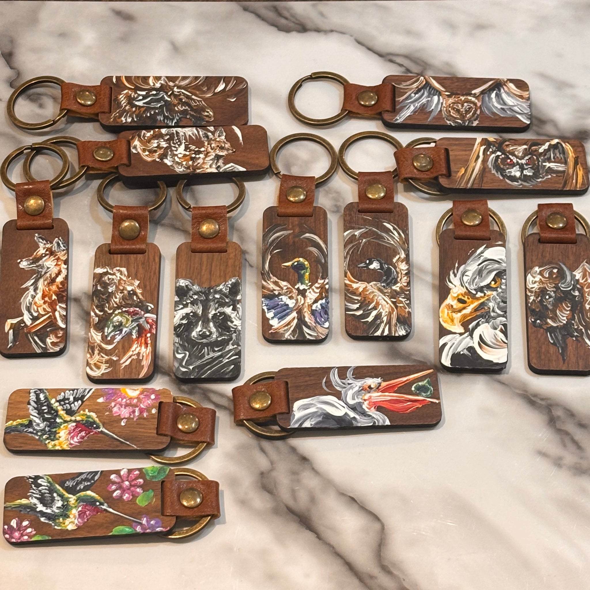 Painted Key Chains