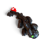 3D Printed Black Dragon
