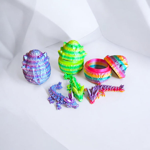 3D Printed Dragon & Egg
