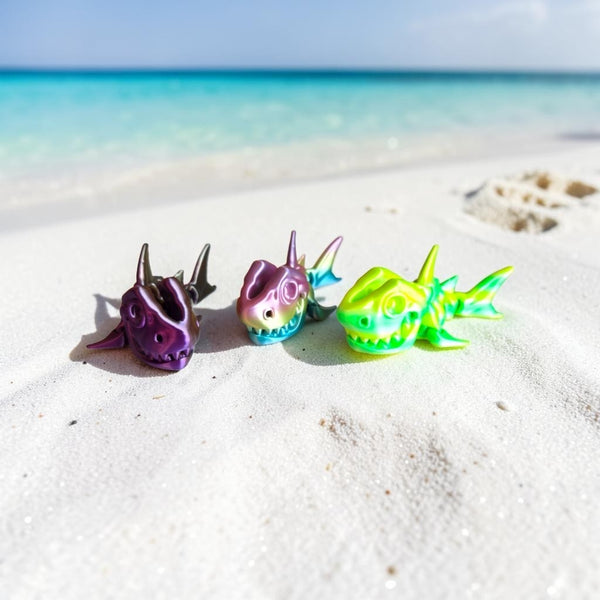 3D Printed Flexi Mini Skeleton Shark