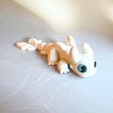 3D Printed White Dragon