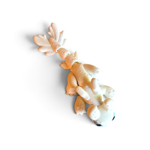 3D Printed White Dragon