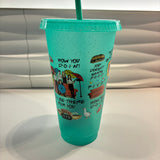 24 oz Plastic Cold Cup Tumblers
