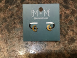 Stainless Steel Stud Earrings - Gold / Silver / Rainbow