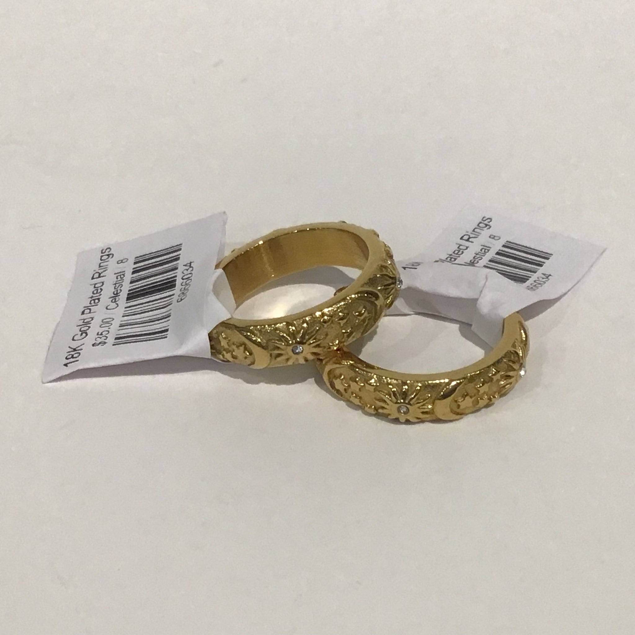 18K Gold Plated Rings