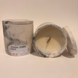 Wood Wick Gypsum Jar Candles
