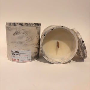 Wood Wick Gypsum Jar Candles