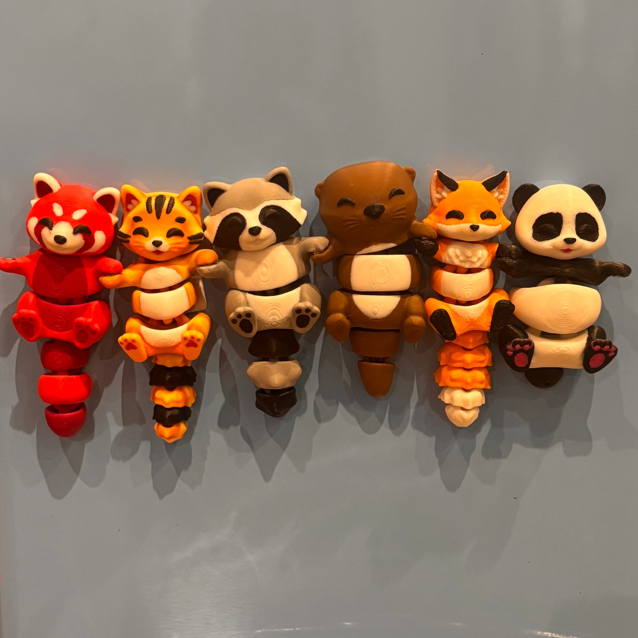 3-D Printed Fridge Magnet Friends