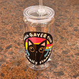 16oz Plastic Libbey with Lid/Straw
