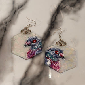 Assorted Painted Glass/Sea Glass Earrings