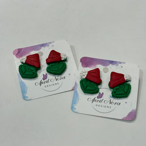 Christmas Clay Earrings