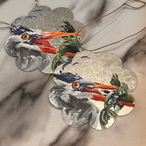 Painted Metal Ornaments