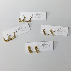 18K Gold Earrings