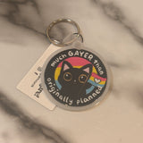 Acrylic Phrase Keychain
