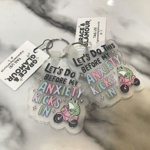 Acrylic Phrase Keychain