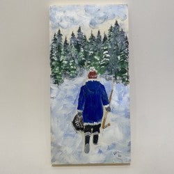 "Meet You At The Rink" Original Painting