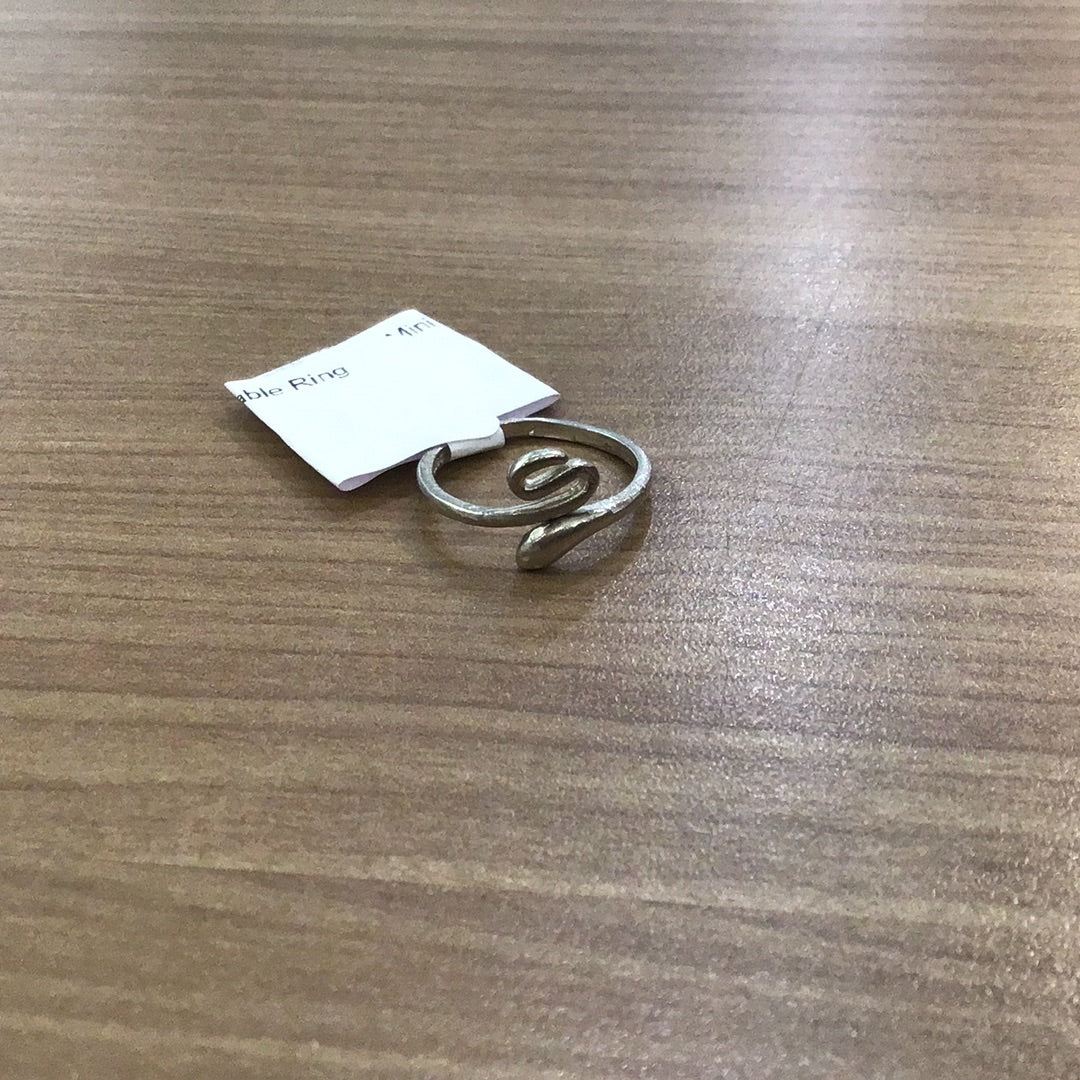 Mini Plain Snake Adjustable Ring
