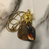 Assorted Painted Stone Necklaces