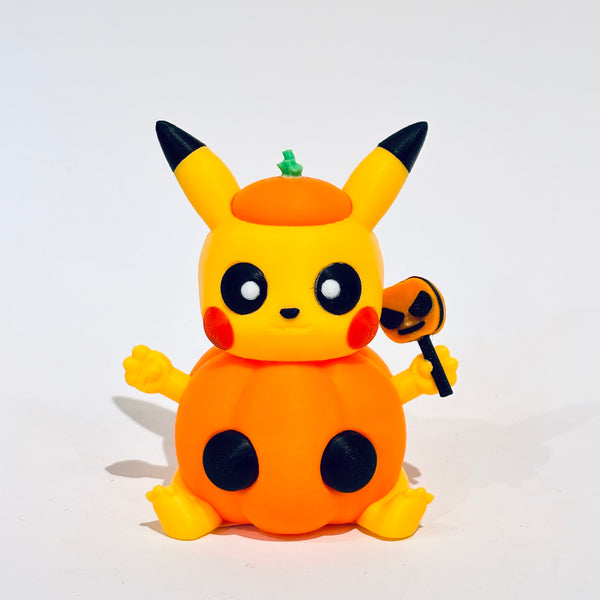 3-D Printed Pikachu Pumpkin (Fanart)