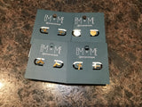 Stainless Steel Stud Earrings - Gold / Silver / Rainbow