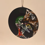 Hand Painted Vinyl Record Ornaments