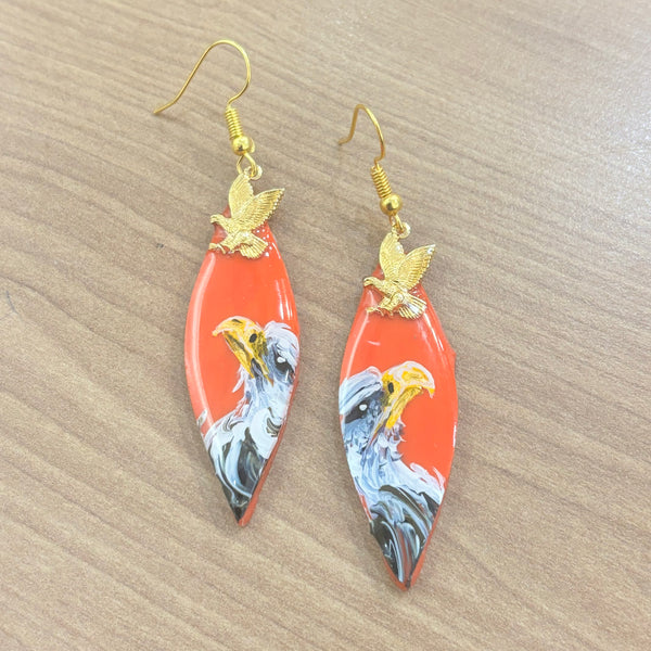 Assorted Painted Glass/Sea Glass Earrings