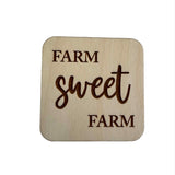 Individual Wood Coasters