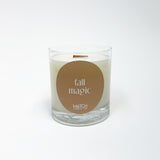 Soy Wax Candles, Wood Wick (Fall + Winter)