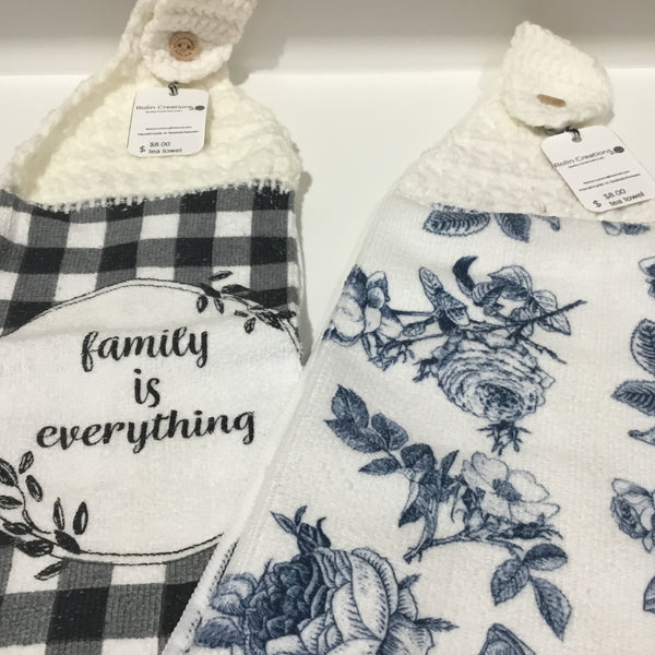 Crochet Topper Tea Towels