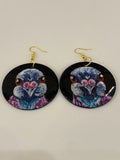Painted Black Earrings