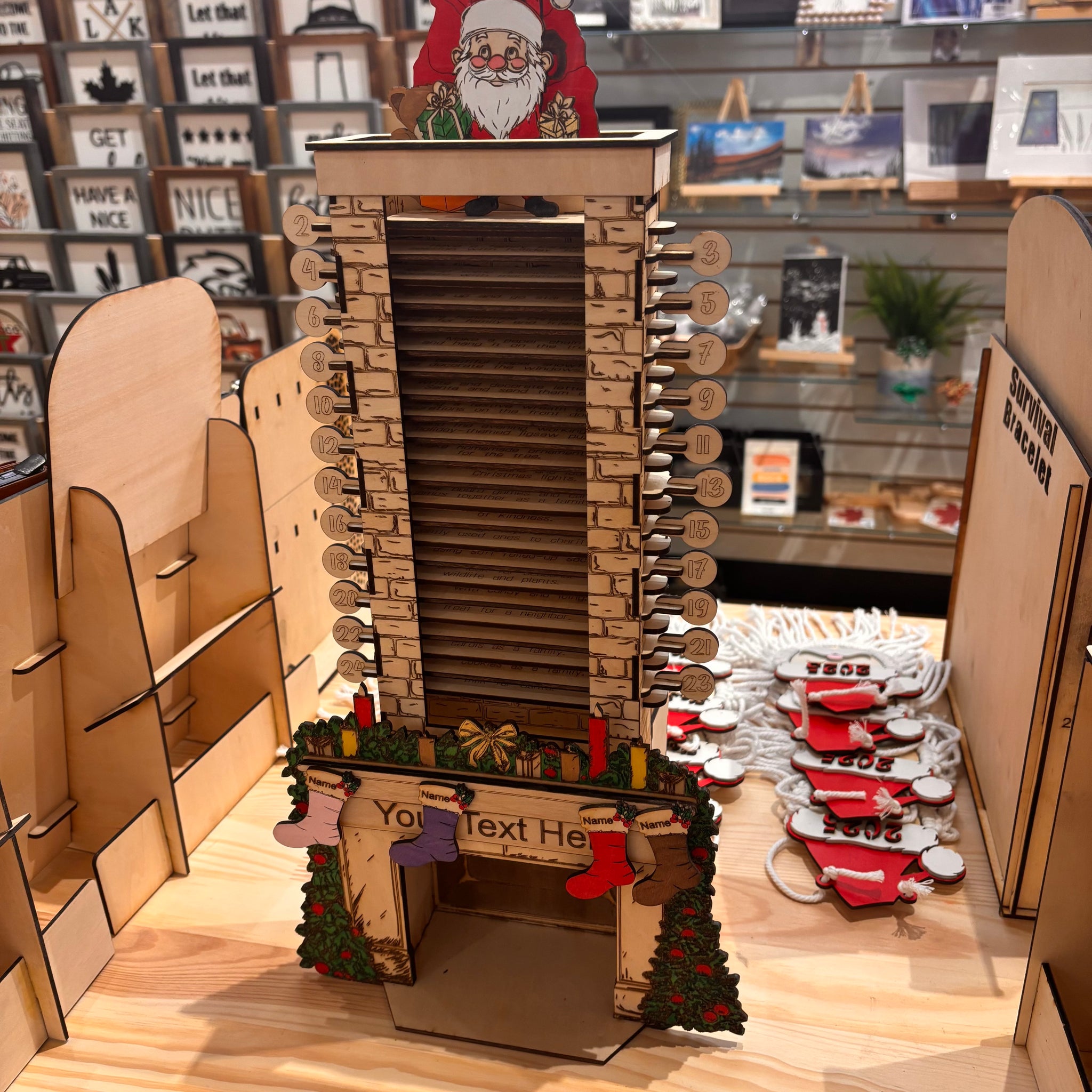 Fireplace Advent Calendar