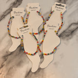 Glass Bead, Stretchy Anklets