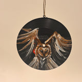 Hand Painted Vinyl Record Ornaments