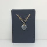 Labradorite Heart Necklace