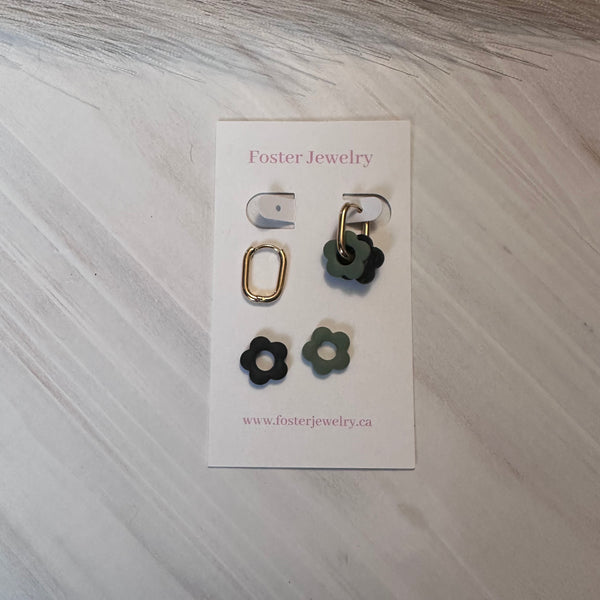 Daisy Interchangeable Earrings