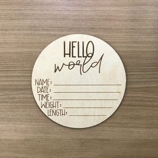 Hello World Announcement