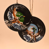 Hand Painted Vinyl Record Ornaments