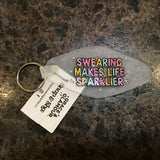 Acrylic Phrase Keychain