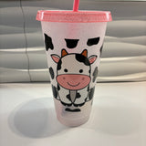24 oz Plastic Cold Cup Tumblers