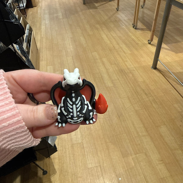 3-D Printed Skeleton Fire Monster Skeleton