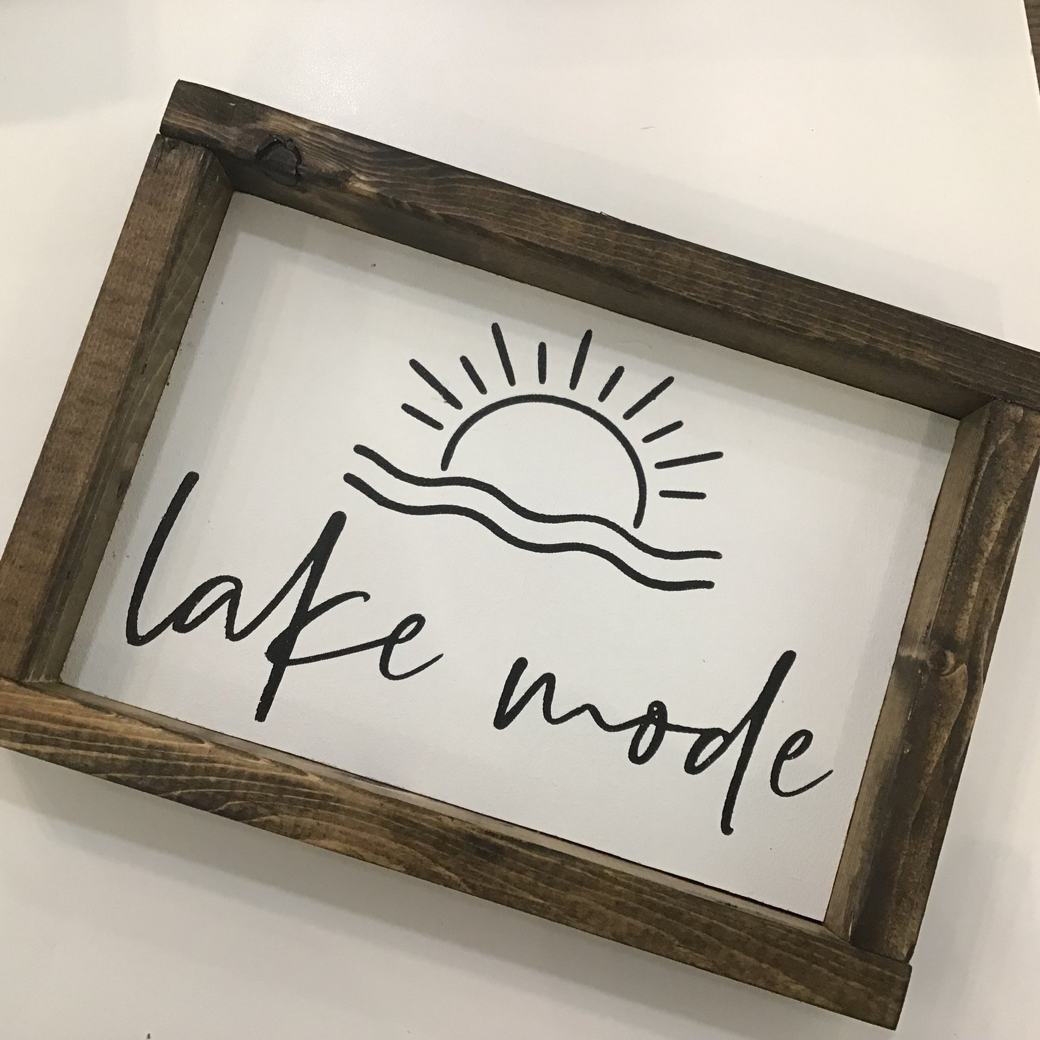 Lake Mode l Wood Signs