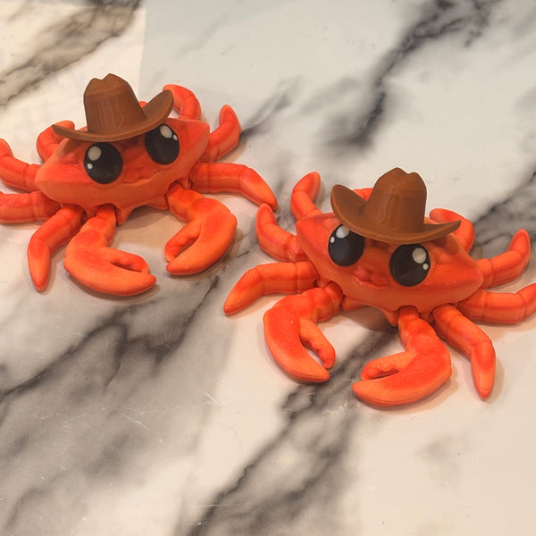 3-D Printed Cowboy Crab