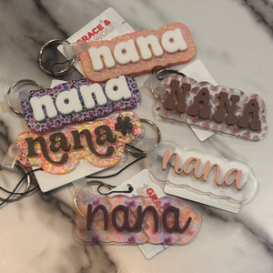 Acrylic Family Keychains