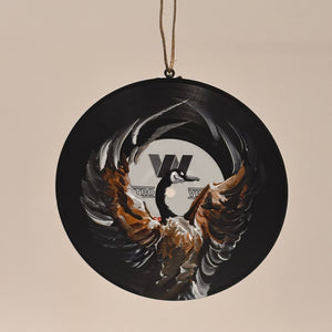 Hand Painted Vinyl Record Ornaments