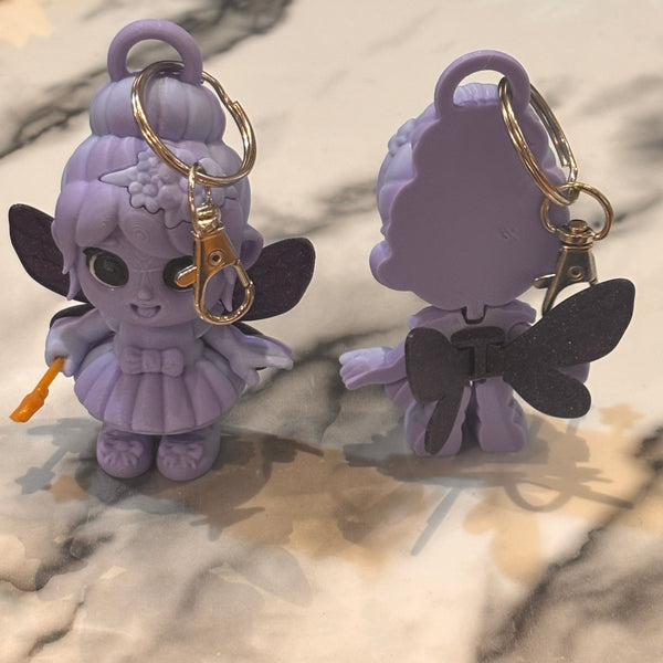3-D Printed Fairy Keychains