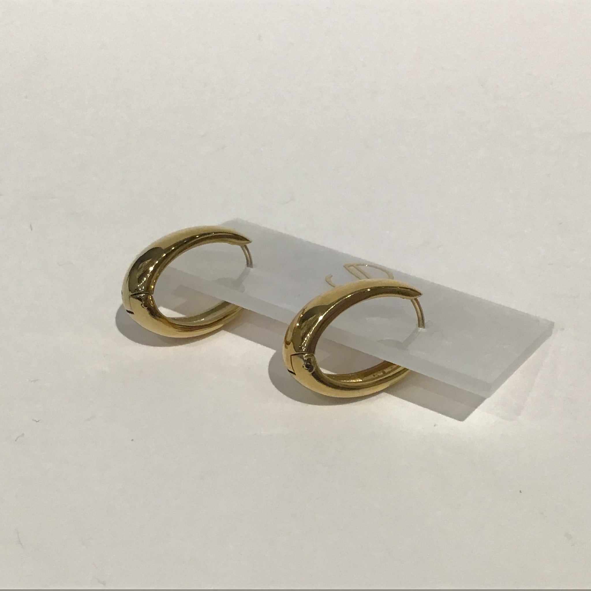 18k Gold Plated Hoops