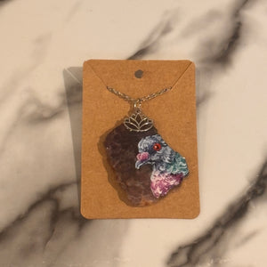 Assorted Painted Stone Necklaces